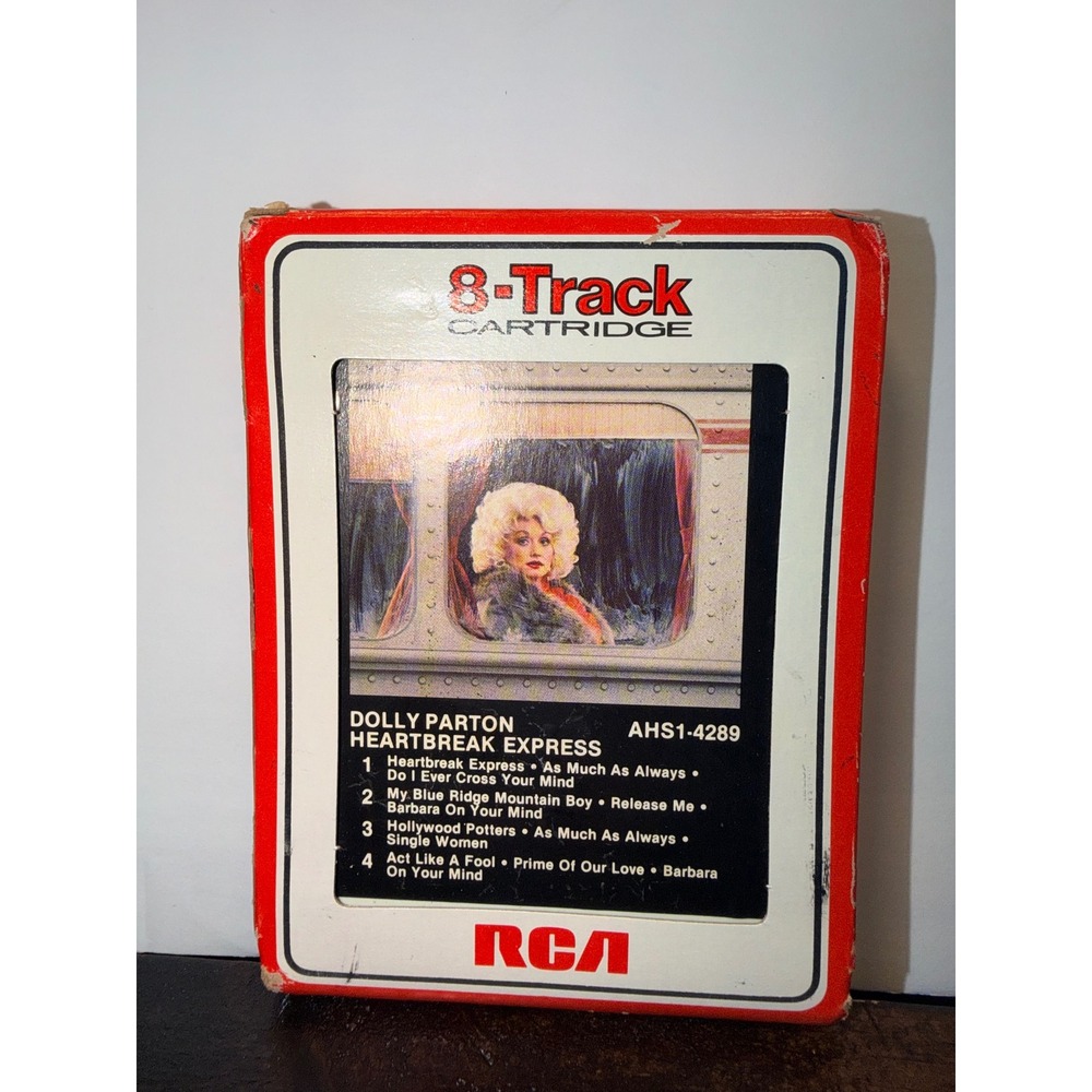 Dolly Parton Heartbreak Express 8-Track Tape RCA AHS1-4289 Vintage 1982 Country